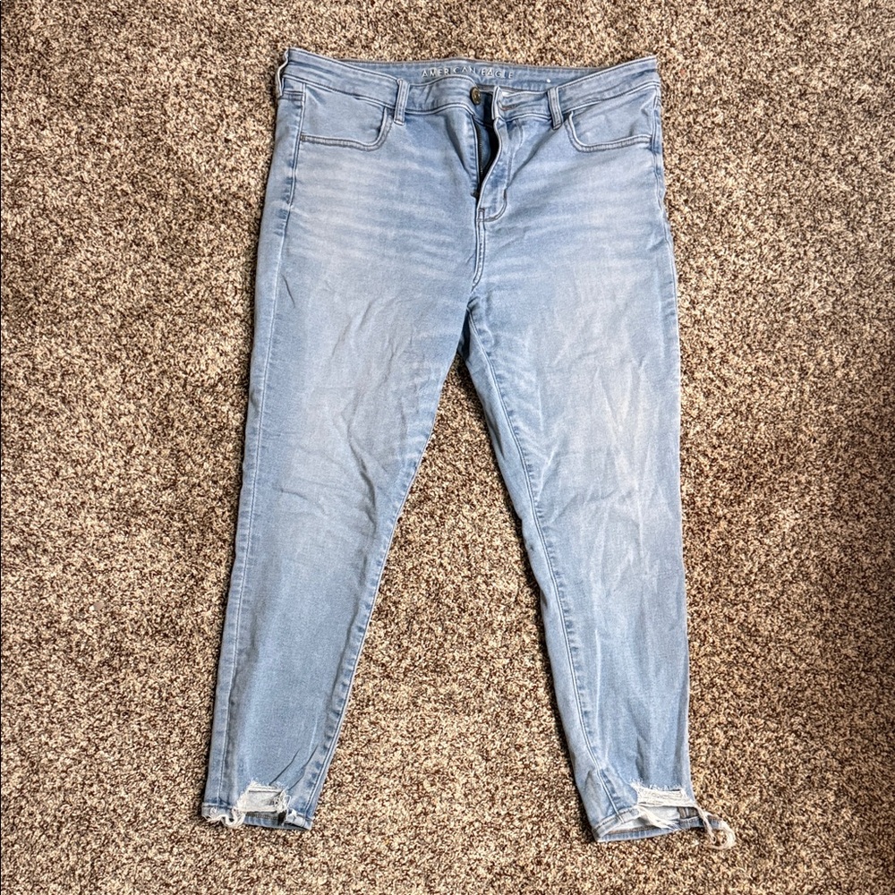 American Eagle Outfitters Light Blue Skinny Jeans